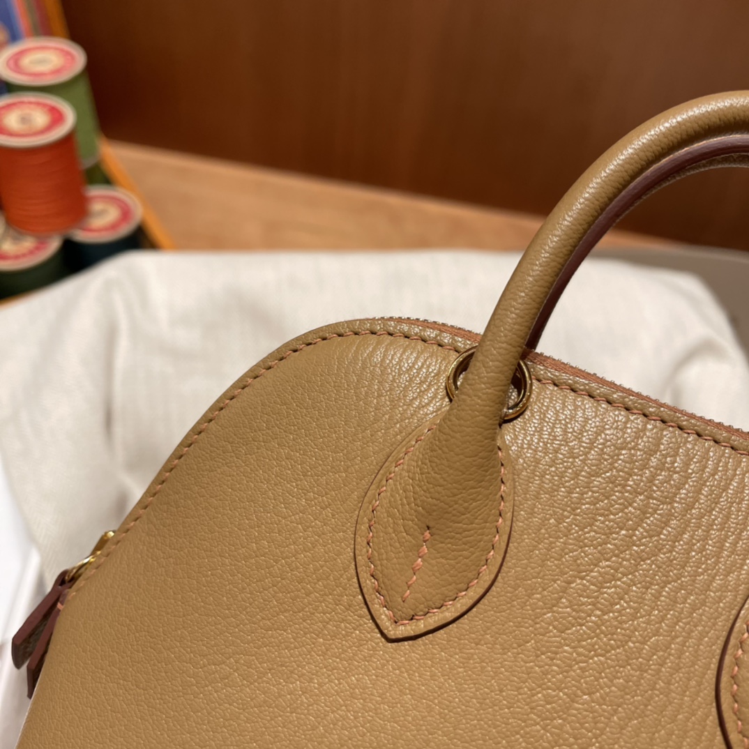 에르메스 미니 볼리드18 골드 금장 염소가죽